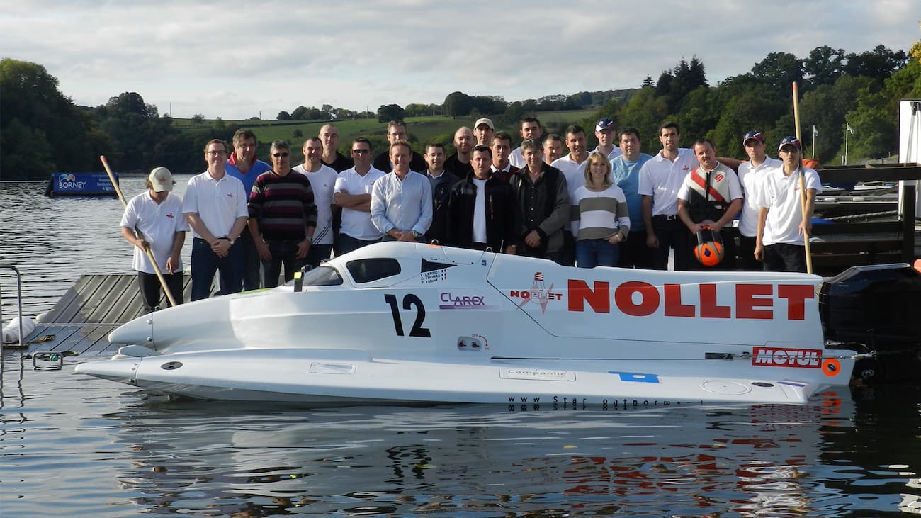 Bateau sponsoris� par Nollet