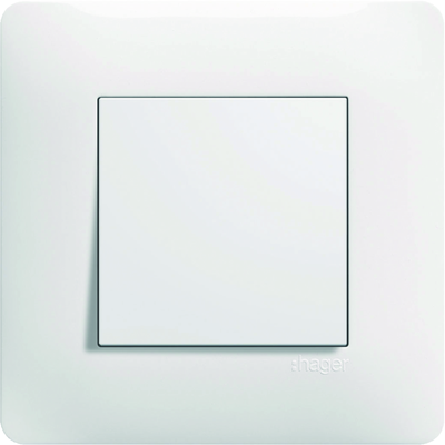 Plaque de finition Essensya 1 poste Pure