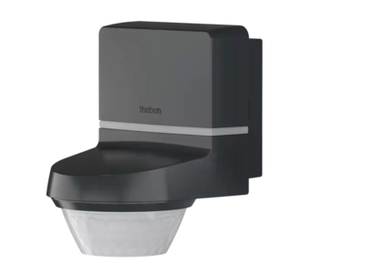 D�tecteur mouvement mural design Tecta 280� anthracite 12 m�tres IP55 Bluetooth