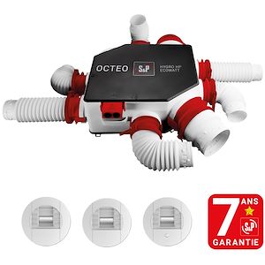 Kit vmc hygro ecowatt pour logement (neuf/r�nov/remplacement) jusqu'� 6 sanit.