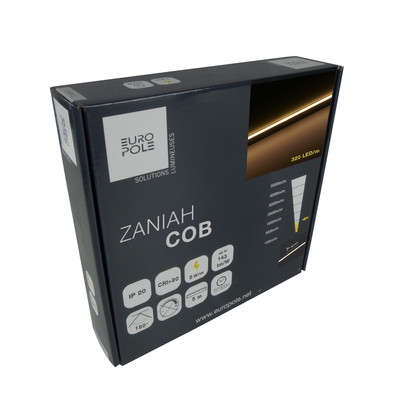 Pack bandeau Led 5m ZANIAH COB IP20 2700K 563lm/m 5W/m 24VDC
