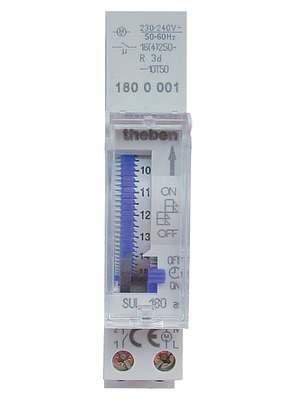 Horloge journali�re m�canique  avec r�serve de marche  1 c  unipolaire