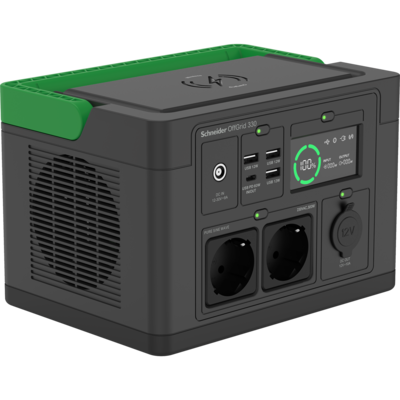 Schneider OffGrid 330, Station Electrique Portable, 230V, 332Wh Lithium-ion, LCD