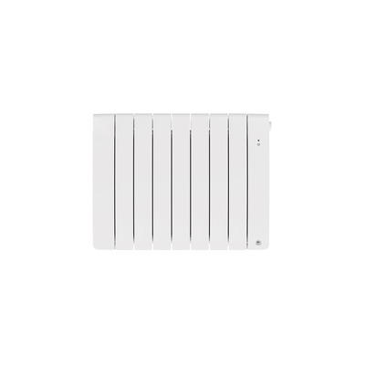 Radiateur chaleur douce connect� Bilbao 4 horizontal 1250W Blanc brillant
