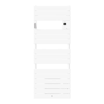Radiateur s�che-serviettes Riviera 2 avec soufflerie 1750W blanc brillant