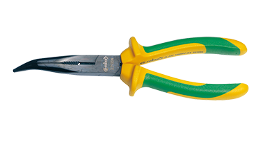 Pince � becs 1/2 ronds coud�s, isol�e, long 200 mm.