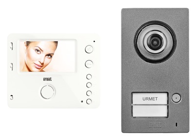 Kit Portier Video Mini Note 2, Platine 1Bp Et Moniteur 4,3 Pouces