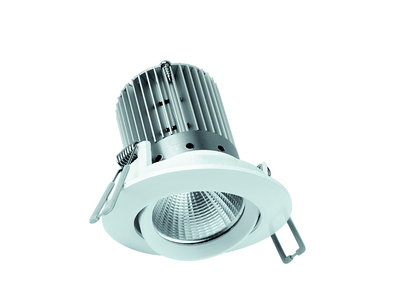 Ledored rond bl mat basc led cob 7w 830 38�+driver