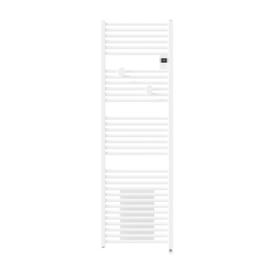 Radiateur s�che-serviettes connect� Riva 5 avec soufflerie 1750W Blanc brillant