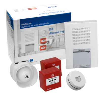 Kit Alarme incendie - Type 4 Plan�te - �quip� 1 Boucle, 2 DM, 1 DS, 1 DL