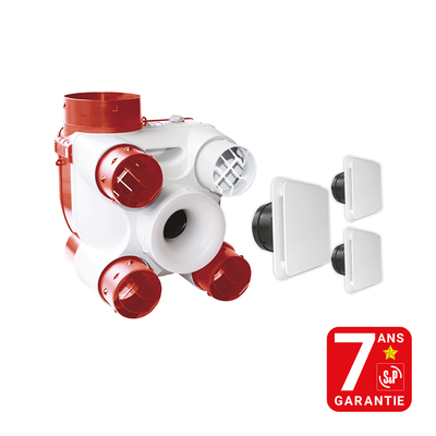 Kit VMC � sondes thermo-hygrom�triques pour l'habitat pavillonnaire jusqu'� 4 s.