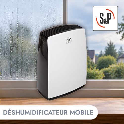 Optez pour un d�shumidificateur S&P, la solution compacte contre l�humidit�