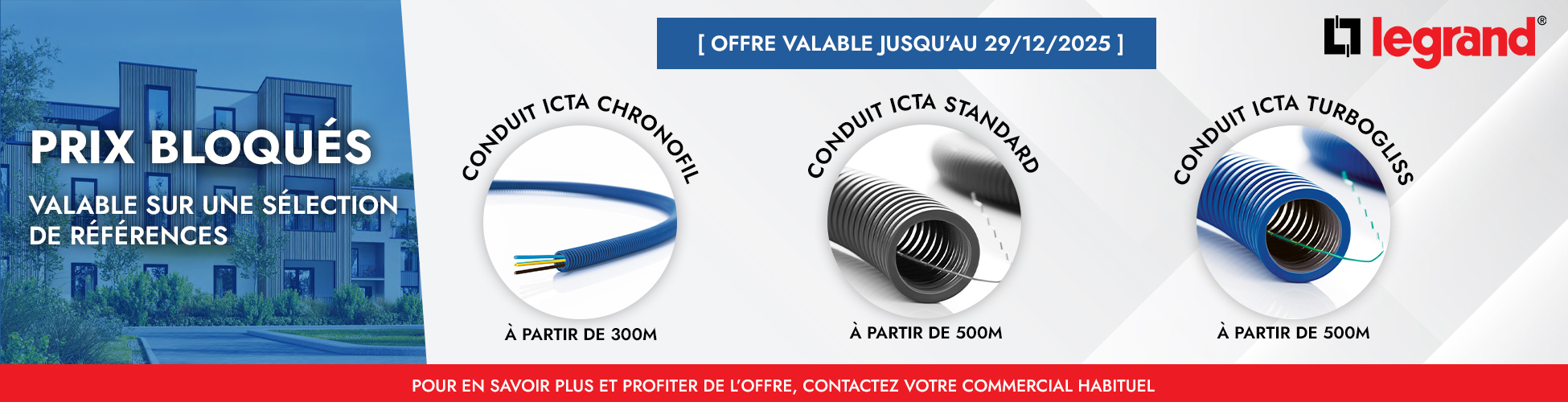 Bandeau Legrand ICTA