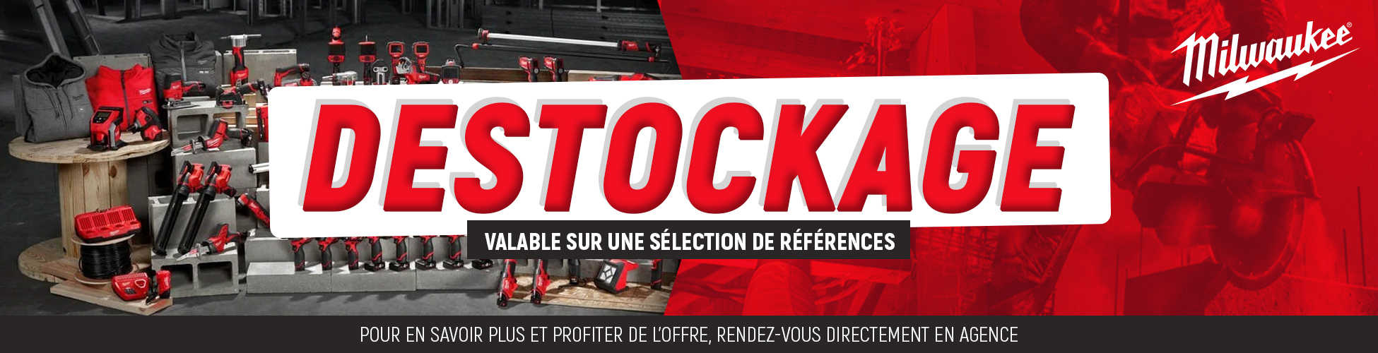 Bandeau d�stockage Milwaukee