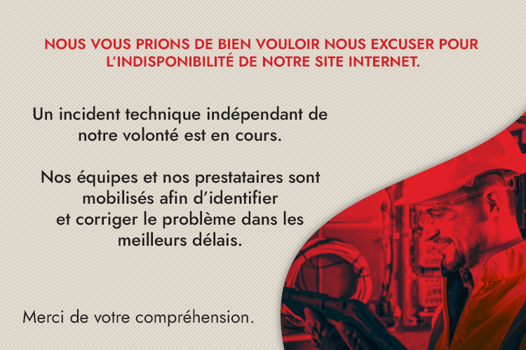 Bandeau incident technique