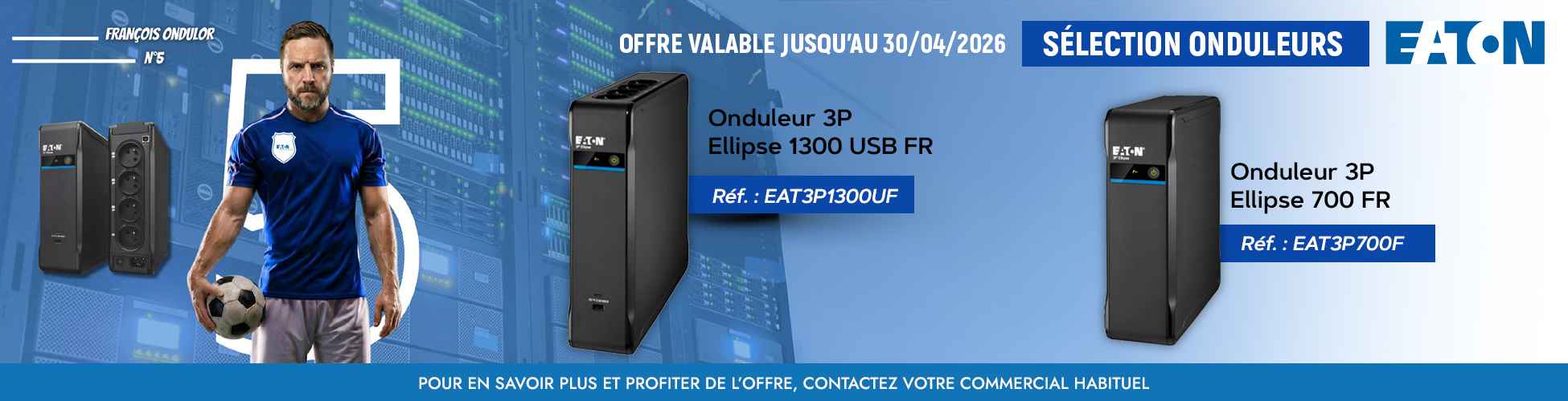 Bandeau Eaton onduleurs d�connect�