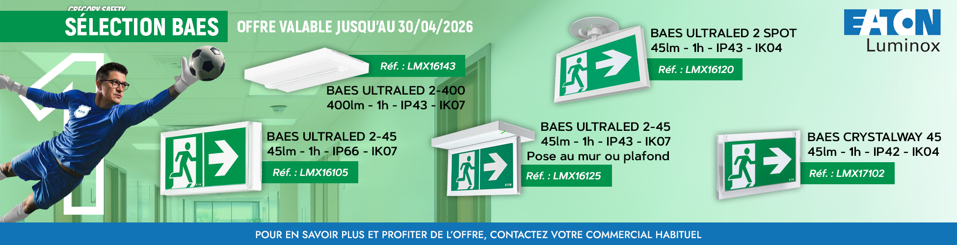 Bandeau Luminox BAES d�connect�