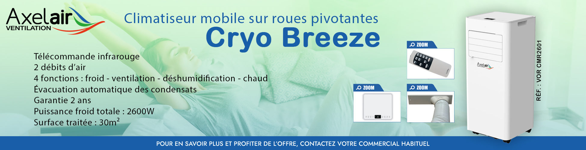 Bandeau Axelair Climatisation d�connect�