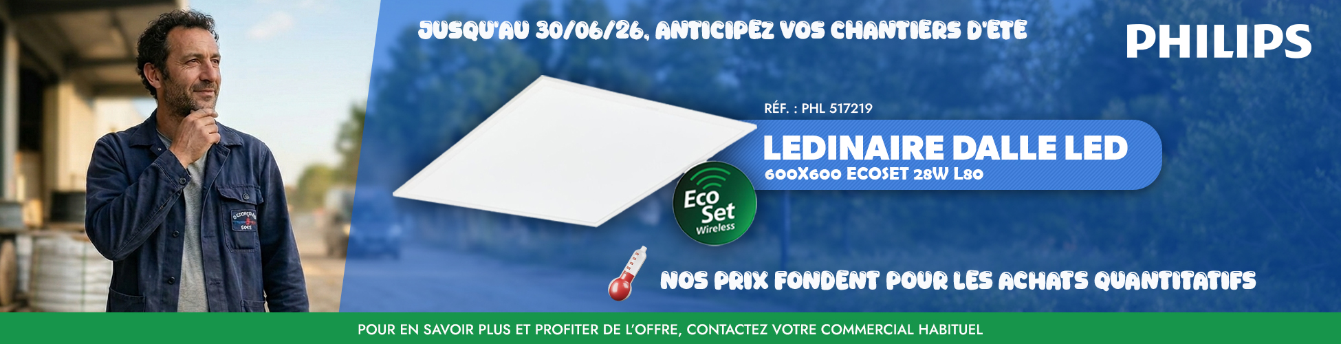 Bandeau Panel Ledinaire d�connect�