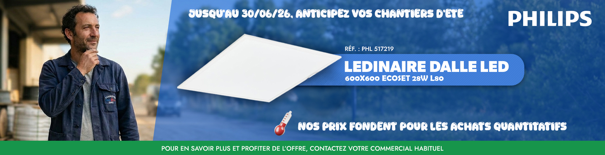 Bandeau Panel Ledinaire d�connect�