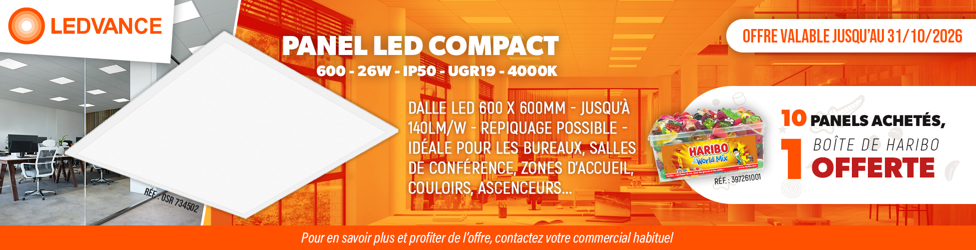 Bandeau panel Ledvance d�connect�