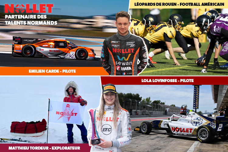 Nollet partenaire des talents normands