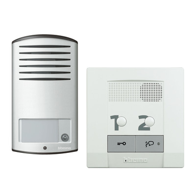 Kit portier rsidentiel audio mains libres BUS 2 fils CK2 pose saillie