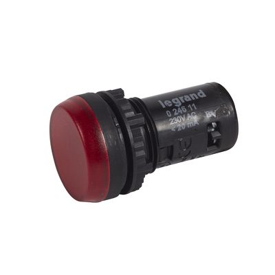 Voyant monobloc avec LED int�gr�e IP69 Osmoz complet - rouge - 230V~