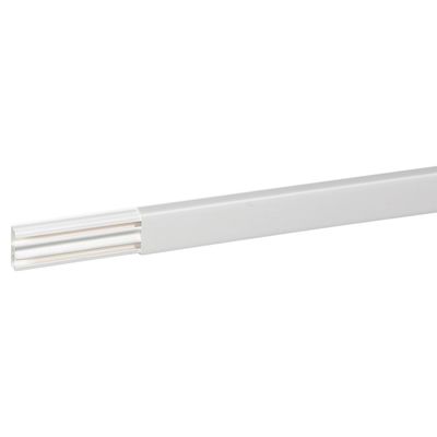 Moulure DLPlus 40x16mm 2 compartiments longueur 2,1m - blanc