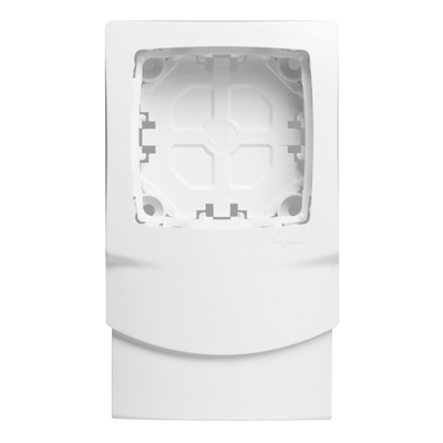 Legrand - Cadre Appareillage saillie 1 poste pose le long des moulures DLPlus �paisseur 20mm  -  blanc