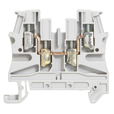 Legrand - Bloc de jonction de passage � vis Viking3 avec 1 jonction 2 entr�es 2 sorties section 4mm�  -  pas 6mm  -  gris