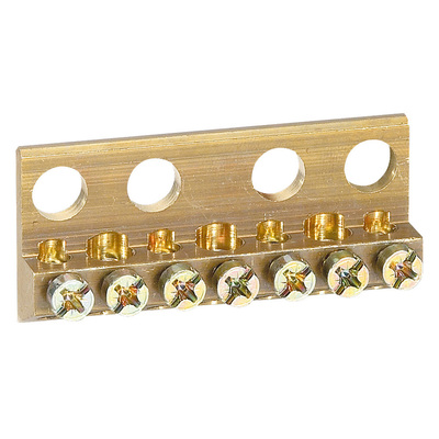 Connecteur pour d�rivation des conducteurs barres cuivre plates 7 d�parts 400A