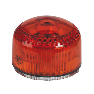 Feux  LED flash ou variation multisons 87dB  100dB  1m - 6 candelas - orange
