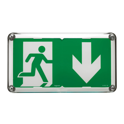 BAES d'vacuation saillie  LEDs 45lm 1h plastique IP66 IK10 SATI Connect