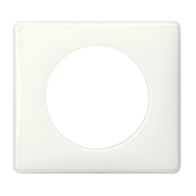 Legrand - Plaque C�liane Laqu� 1 poste  -  finition Blanc