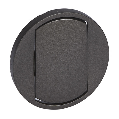 Legrand - Enjoliveur large C�liane pour interrupteur , va - et - vient ou poussoir Soft  -  finition graphite