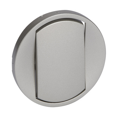 Legrand - Enjoliveur large C�liane pour interrupteur , va - et - vient ou poussoir Soft  -  finition titane