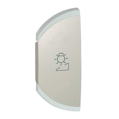 Enjoliveur simple Cliane variation montage gauche - titane