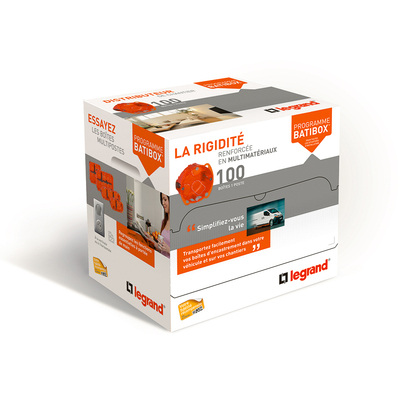Legrand - Distribox  -  Distributeur de 100 bo�tes multimat�riaux Batibox  -  profondeur 50mm