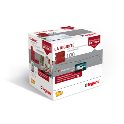 Legrand - Distribox  -  Distributeur de 100 bo�tes ma�onnerie Batibox  -  profondeur 40mm