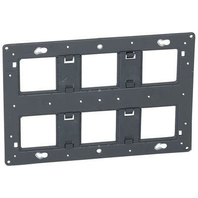 Legrand - Support � vis pour Mosaic , C�liane ou Soliroc pour 2x3 postes ou 2x6 � 8 modules