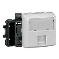 Prise RJ45 catgorie 6 FTP Appareillage saillie composable - blanc