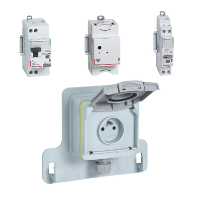 Pack de d�marrage Green'up Access connect� avec prise pour v�hicule �lectrique