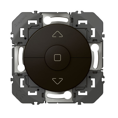 Poussoir pour commande volets roulants dooxie - noir