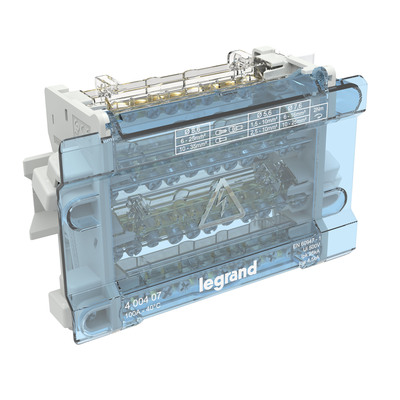 R�partiteur modulaire 4P 100A - 8 modules