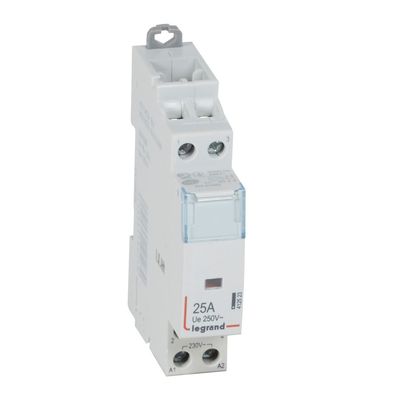 Contacteur de puissance bobine 230V~ - 2P - 250V~~ - 25 A - 2 F - 1 module