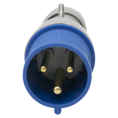 Fiche mobile droite P17 IP44 32A - 200V~  250V~ - 2P+T