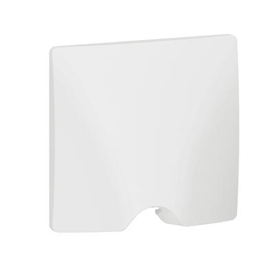 Sortie de c�ble IP21 dooxie livr�e compl�te avec plaque finition blanc