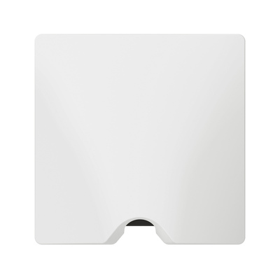 Sortie de cble IP21 dooxie livre complte avec plaque finition blanc