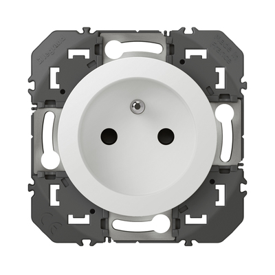 Legrand - Prise de courant 2P+T � puits dooxie 16A finition blanc